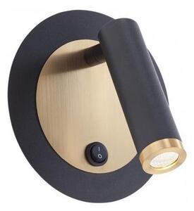 Redo 01-3090 - Luce Spot da parete a LED CLOSER LED/6W/230V nero