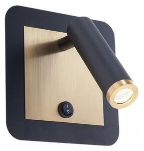 Redo 01-3092 - Luce Spot da parete a LED CLOSER LED/6W/230V nero