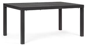Tavolo da Giardino Allungabile 160/240x90x75 cm in Alluminio Hilde Antracite