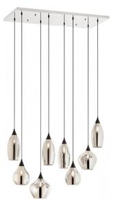 Redo 01-3195 - Lampadario a sospensione con filo TANNER 8xE14/28W/230V