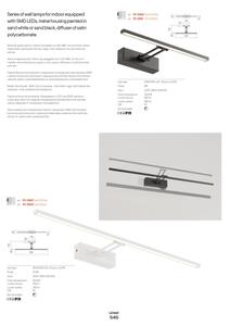 Redo 01-3462 - Lampada LED da quadro LINEAR LED/8W/230V 60,5 cm CRI 92 bianco