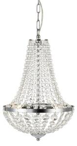 Markslöjd 107550 - Lampadario di cristallo da bagno a sospensione con catena GRÄNSÖ 2xG9/20W/230V