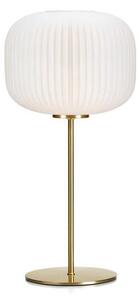 Markslöjd 107819 - Lampada da tavolo SOBER 1xE27/60W/230V bianca/ottone