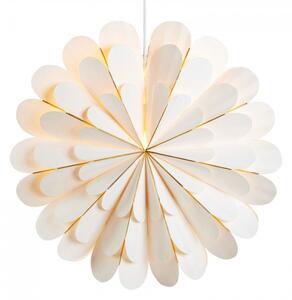 Markslöjd 705309 - Decorazione natalizia MARIGOLD 1xE14/25W/230V d. 60 cm bianco