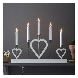 Markslöjd 705830 - Candelabro natalizio MELISSA 5xE10/3W/230V bianco