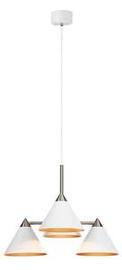 Markslöjd 108077 - Lampadario su filo KLINT 4xE14/40W/230V bianco