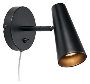 Markslöjd 108200 - Luce Spot da parete CREST 1xGU10/7W/230V nero