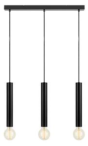 Markslöjd 108262 - Lampadario su filo SENCILLO 3xE27/40W/230V nero