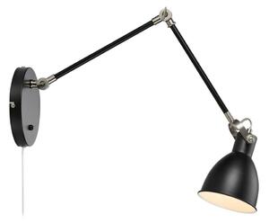 Markslöjd 108250 - Lampada da parete HOUSE 1xE14/40W/230V nero