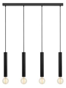 Markslöjd 108264 - Lampadario su filo SENCILLO 4xE27/40W/230V nero