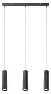 Markslöjd 108473 - Lampadario a sospensione con filo COSTILLA 3xGU10/7W/230V antracite