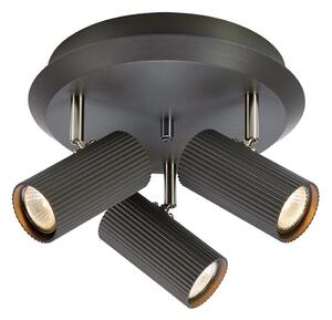 Markslöjd 108471 - Luce Spot COSTILLA 3xGU10/7W/230V antracite