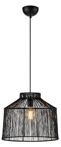 Markslöjd 108668 - Lampadario a sospensione con filo CAPANNA 1xE27/40W/230V nero