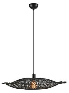 Markslöjd 108671 - Lampadario a sospensione con filo KUMO 1xE27/40W/230V nero/bambù