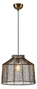 Markslöjd 108667 - Lampadario a sospensione con filo CAPANNA 1xE27/40W/230V ottone