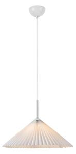 Markslöjd 108711 - Lampadario a sospensione con filo PLISADO 1xE27/40W/230V diametro 50 cm bianco
