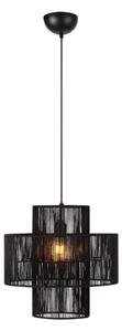 Markslöjd 108766 - Lampadario a sospensione con filo SOGA 1xE27/40W/230V nero