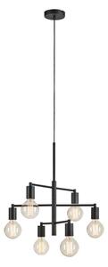 Markslöjd 108717 - Lampadario a sospensione con filo CIELO 6xE27/40W/230V nero