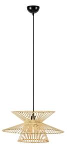 Markslöjd 108785 - Lampadario a sospensione con filo DUPLICI 1xE27/40W/230V beige/bambù