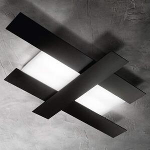 Gea Luce DOHA P G N - Plafoniera LED DOHA LED/50W/230V 104 cm nero