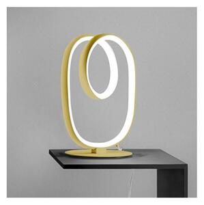 Gea Luce DIVA L ORO SPAZZOLATO-Lampada da tavolo LED dimmerabile DIVA 17W/230V oro