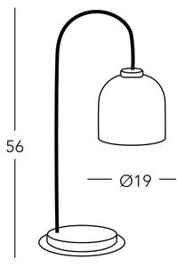 Kolarz A1352.71.W - Lampada da tavolo NONNA 1xE27/60W/230V quercia/bianco