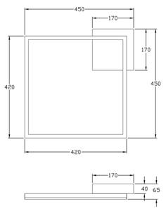 Fabas Luce 3394-61-282 - Luce LED dimmerabile BARD 39W/230V 3000K antracite