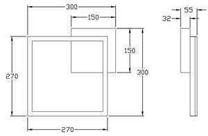 Fabas Luce 3394-21-282 - Luce LED dimmerabile BARD 22W/230V 3000K antracite