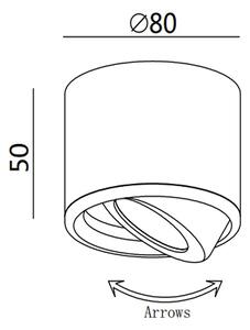 Fabas 3430/71/102 - Faretto LED ANZIO LED/6W/230V