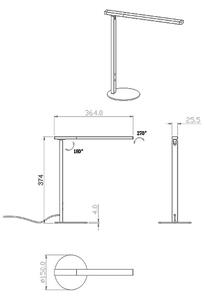Fabas Luce 3550-30-102 Lampada LED dimmerabile IDEAL LED/10W/230V 3000-6000K bia