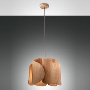 Fabas Luce 3672-40-132 - Lampadario a sospensione con filo PEVERO 1xE27/40W/230V legno