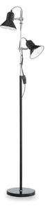 Ideal Lux - Lampada da terra POLLY 2xE27/60W/230V nera