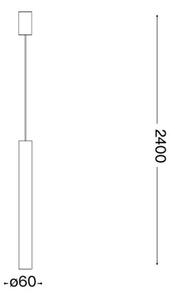 Ideal Lux - Lampada LED a sospensione 1xGU10/7W/230V CRI90