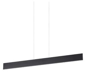 Ideal Lux - Lampadario LED a sospensione su cavo DESK, 32W, 230V, 102,5 cm, CRI 90, nero