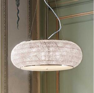 Ideal Lux - Lampadario di cristallo a sospensione PASHA 14xE14/40W/230V diametro 65 cm cromo
