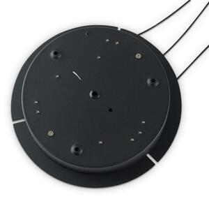 Ideal Lux - Lampadario LED a sospensione con filo OZ LED/52W/230V diametro 80 cm CRI 90 nero