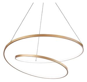 Ideal Lux - Lampadario LED a sospensione con filo OZ LED/55W/230V diametro 80 cm oro