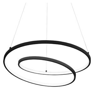 Ideal Lux - Lampadario LED a sospensione con filo OZ LED/48W/230V diametro 60 cm nero