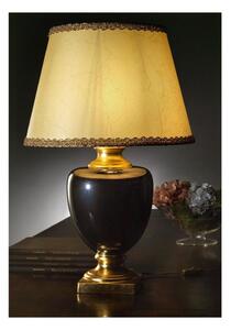 ONLI - Lampada da tavolo MOZART 1xE27/22W/230V nero/oro 75 cm