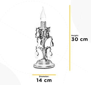 ONLI - Lampada da tavolo TERESA 1xE14/6W/230V bronzo