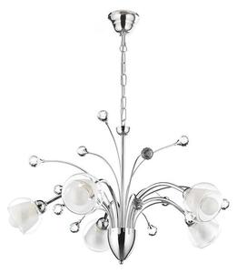 ONLI - Lampadario a sospensione con catena DIAMANTE 5xE14/6W/230V