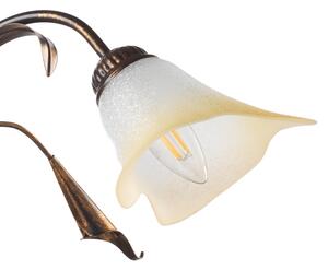 ONLI - Lampadario a sospensione con catena LUCREZIA 3xE14/6W/230V bronzo