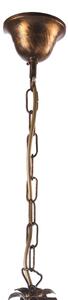 ONLI - Lampadario a sospensione con catena LUCREZIA 3xE14/6W/230V bronzo