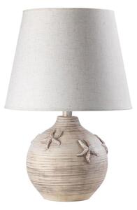 ONLI - Lampada da tavolo MARINA 1xE27/22W/230V beige/bianco 60 cm