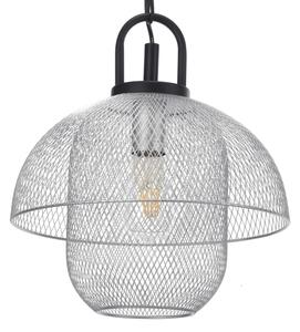 ONLI - Lampadario a sospensione con catena ZAIR 1xE27/22W/230V nero/argento