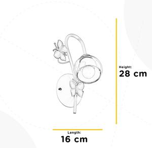 ONLI - Applique per bambini BUTTERFLY 1xE14/6W/230V