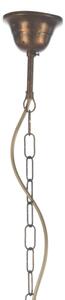 ONLI - Lampadario a sospensione con catena CANDELA 5xE14/6W/230V bronzo