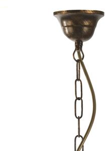 ONLI - Lampadario a catena CONTESSA 1xE27/22W/230V bronzo