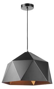 ONLI - Lampadario a sospensione con filo YONG 1xE27/22W/230V nero diametro 46 cm
