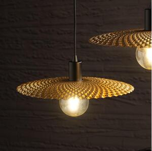 ONLI - Lampadario a sospensione con filo GOLDEN 1xE27/22W/230V oro/nero